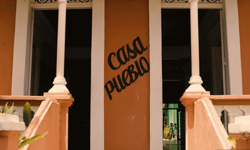 Fachada de Casa Pueblo, Adjuntas, PR
